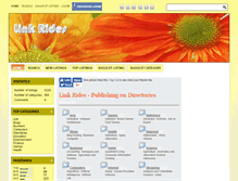 Tablet Screenshot of linkrides.com